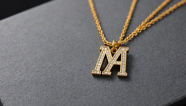 Exprimez votre style avec un collier lettre unique
